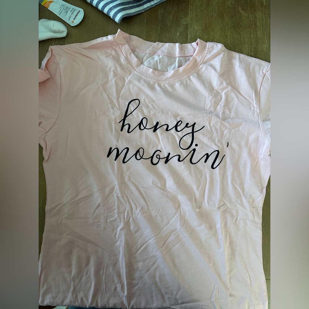 Honeymoon shirt NEVER USED - New light pink